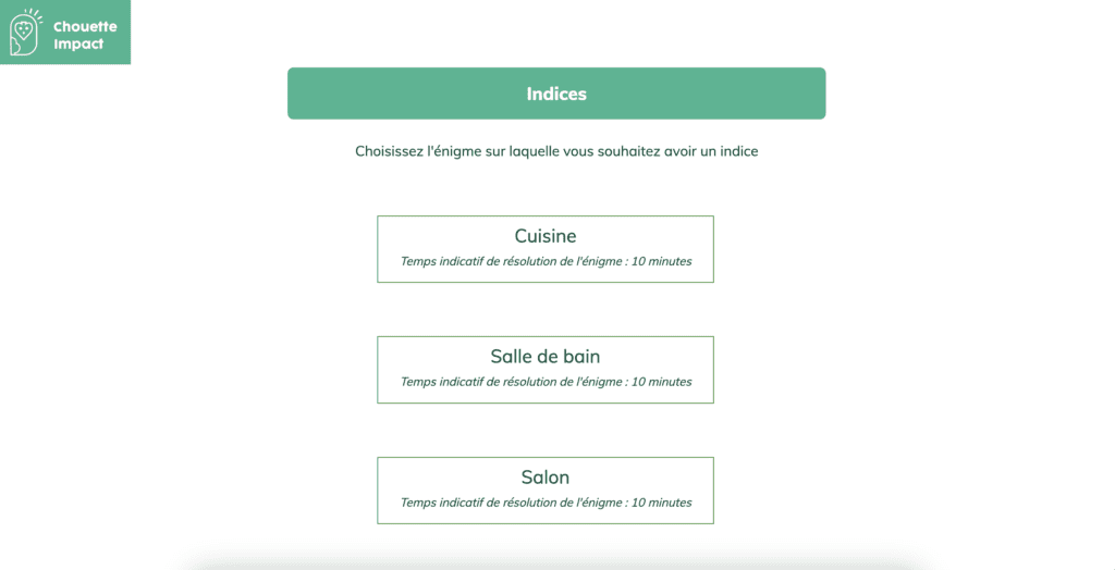 site indices escape game pas cher