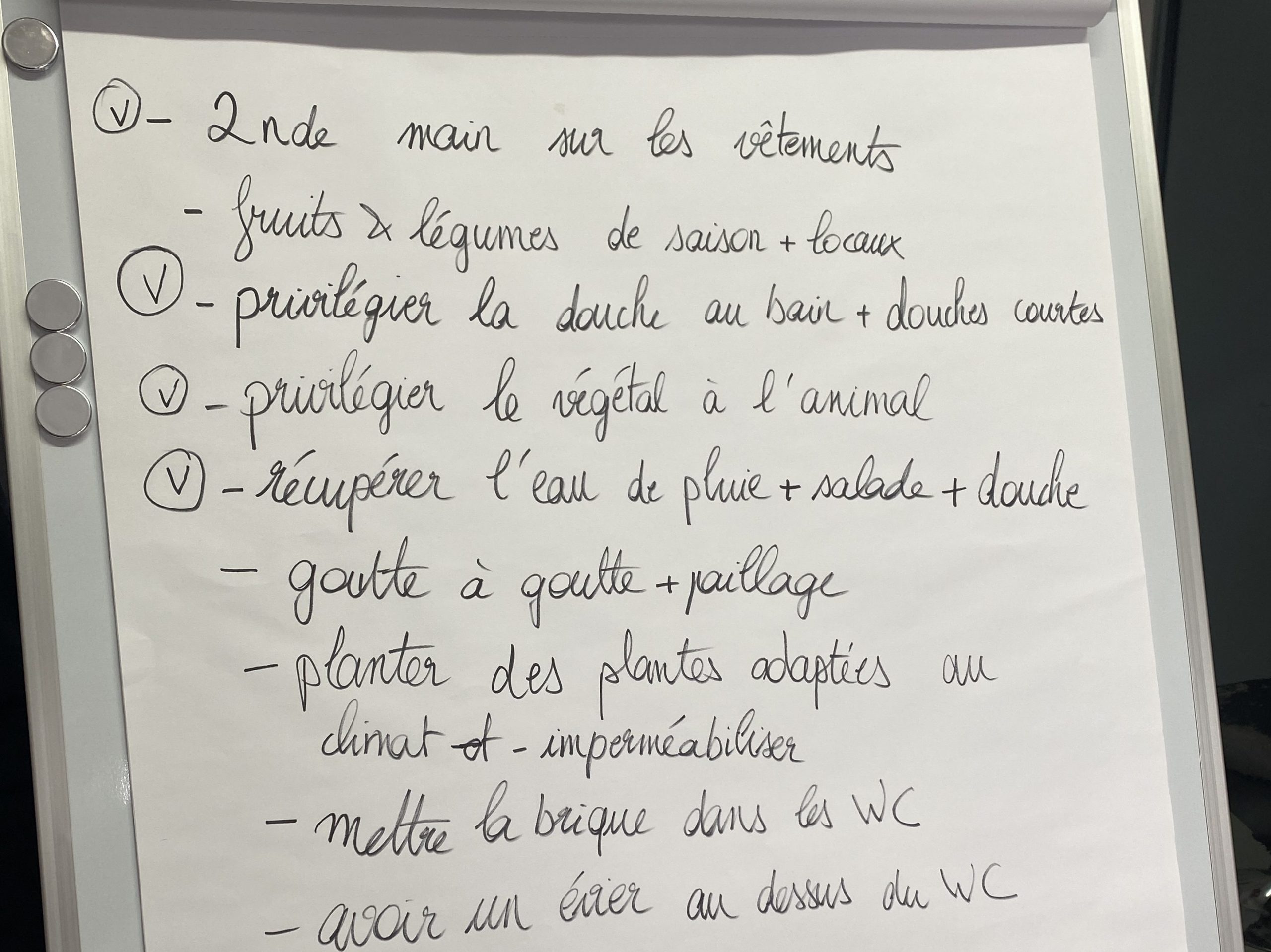 écogestes sur l'eau